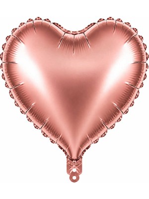 BeySüS Kalp Folyo Balon Rose Gold (18 Inc)