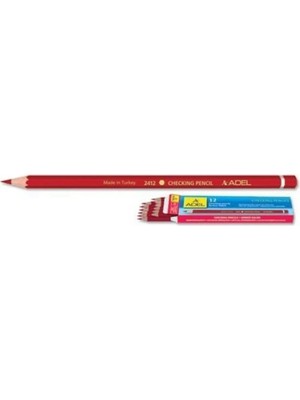 Adel Kopya Kalemi Checking Pencil Kırmızı 2412