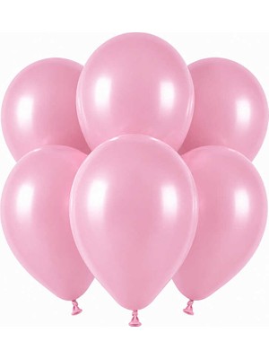 BeySüS Gül Kurusu Renk Lateks Pastel Balon (30 Cm) - 6 Adet