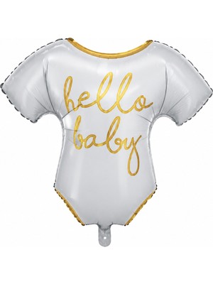 BeySüS Hello Baby Tshirt Folyo Balon
