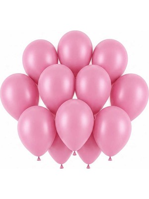 BeySüS Gül Kurusu Renk Lateks Pastel Balon (30 Cm) - 12 Adet