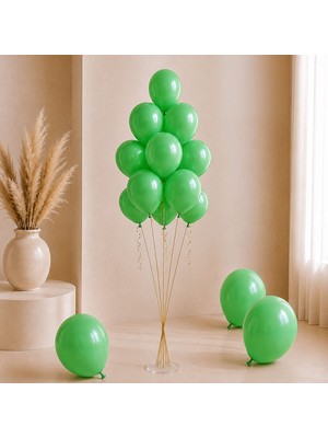BeySüS Yeşil Renk Lateks Pastel Balon (30 Cm) - 100 Adet