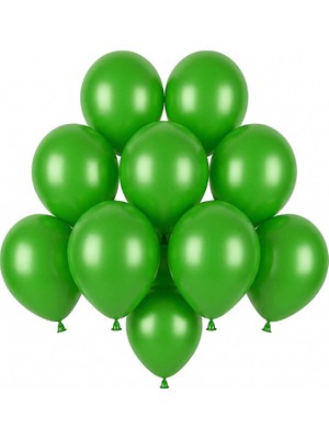 BeySüS Yeşil Renk Lateks Pastel Balon (13 Cm) - 10 Adet