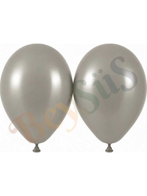 BeySüS Taş Renk Lateks Retro Balon (50 Cm) - 2 Adet
