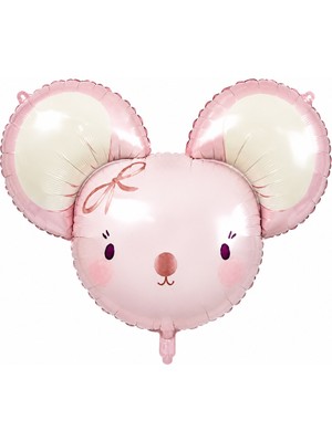 BeySüS Pembe Fare Folyo Balon