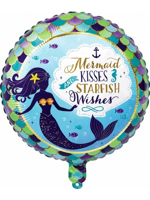 BeySüS Deniz Kızı Temalı Folyo Balon