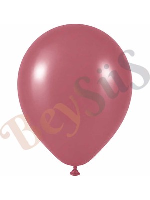 BeySüS Yaban Çileği Renk Lateks Retro Balon (60 Cm) - 1 Adet