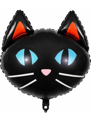 BeySüS Siyah Renk Kedi Folyo Balon