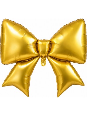 BeySüS Retro Gold Fiyonk Folyo Balon
