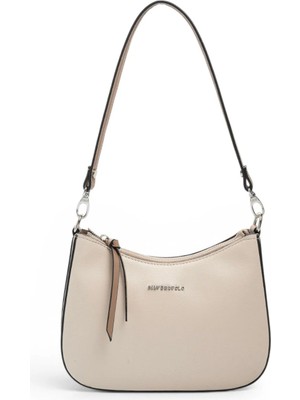 Silver & Polo Silver Polo Bej - Latte Düz Kadın Omuz Çantası SP1259