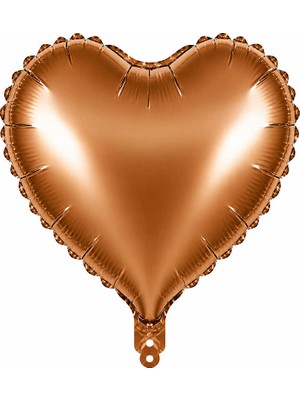 BeySüS Kalp Folyo Balon Karamel (18 Inc)