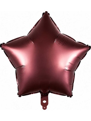 BeySüS Yıldız Folyo Balon Çikolata Kahve (18 Inc)
