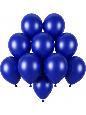 BeySüS Lacivert Renk Lateks Pastel Balon (13 cm) - 10 Adet