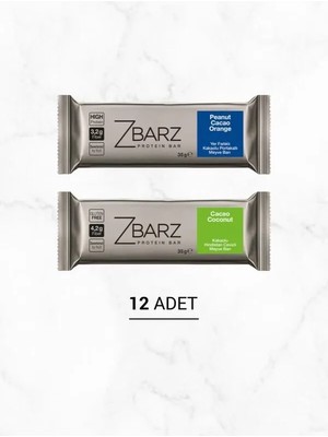 Zbarz Protein Bar Kutu |12 Adet