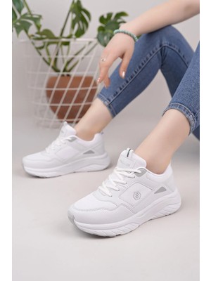 Nesil Shoes Queen 2105 Beyaz Kadın Senakers