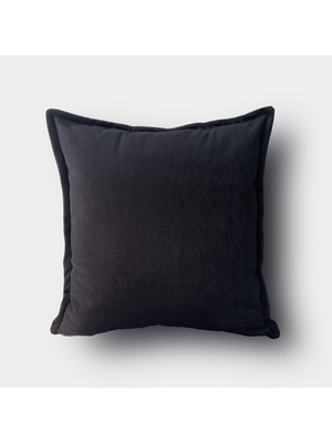 Lidoma Home "black" Dokulu Düz Kırlent Kılıfı - 45X45