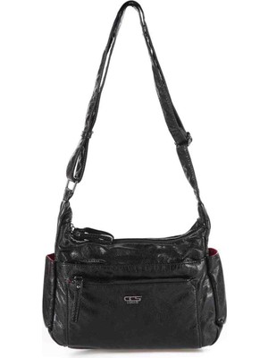 Oral Ççs 17495 Kadın Omuz Çantası (Black)