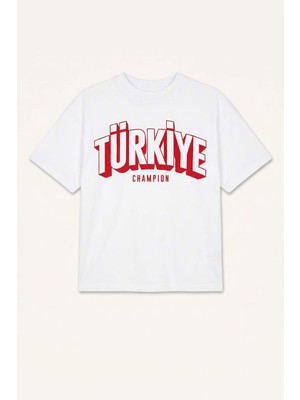 DeFacto Dünya Kupası Regular Fıt Türkiye Baskılı Kısa Kollu Beyaz Tişört Erkek Bebek I4090A526HS