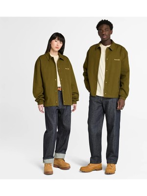 Timberland Washed Duck Canvas Yalıtımlı Yeşil Unisex Ceket