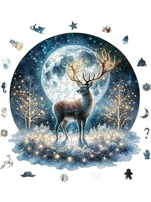 Die Grup Ahşap Puzzle Yetişkin - Yıldız Tozu - 260 Parça, 29 x 30 cm - Yapıştırıcı Folyo Dahil - Benzersiz Şekilli Parçalar & Özel Figürler - Wz-21