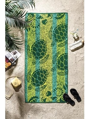 Die Grup Özdilek Nice Swimng Turtles Plaj Havlusu 70X150 cm
