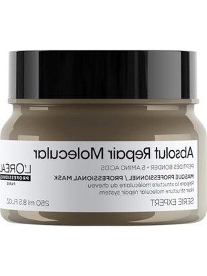 Die Grup L'oréal Professionnel Paris Absolut Repair Molecular Tüm Yıpranmış Saçlar Için Yoğun Onarıcı Maske 250 ml