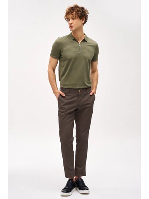 İGS Erkek Kahve Pamuklu Dynamic Fit Pantolon