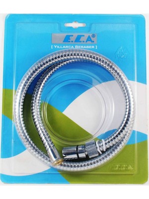 E.C.A ECA 150 cm Duş Spirali Kromajlı Yüzey Özellikli Spiral Burkulmaz Tasarım