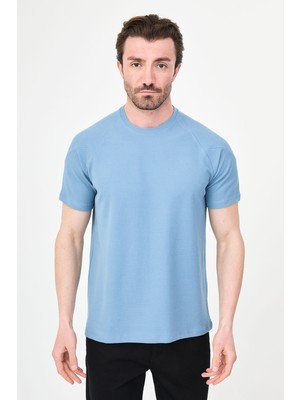 MCR Düz Slim Fit Reglan Kollu Erkek T-Shirt