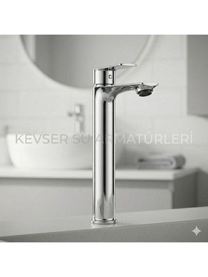 Kevser Su Armatürleri Lüx Lavabo Bataryası Uzun