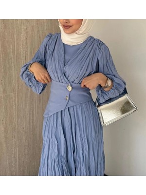 Simli Kıraşlı Elbise