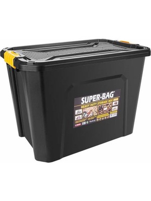 Super-Bag 4038 Saklama Kutusu 60 Lt Ergonomik Sap ile Kolay Taşıma ve Kullanım Sunar