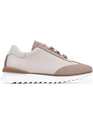 Tamer Tanca Kadın Hakiki Deri Bej Sneakers & Spor Ayakkabı 1201 4004 Bn Ayk Y26 Bej Fltr/bej Suet