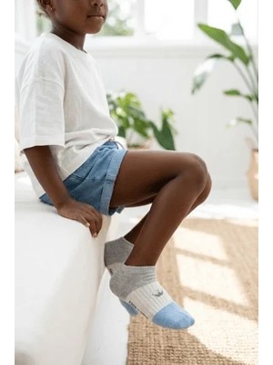 Bony Socks Çocuk Yıldızlı Step Çorap Gri