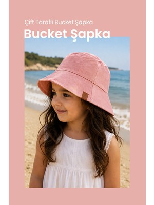Anne Model Çift Taraflı Bucket Şapka - Uv Güneş Korumalı