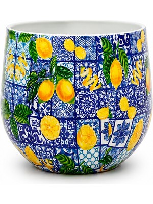 Decor Impex Amalfi Metal Saksı S