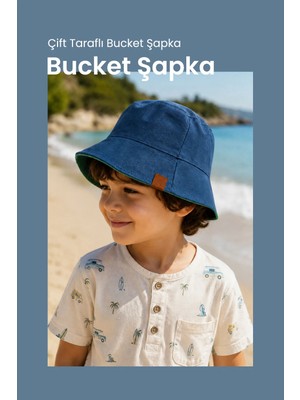 Anne Model Çift Taraflı Bucket Şapka - Uv Güneş Korumalı