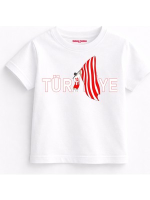 Rabona Fashion Türkiye Bayrak Ruhu Çocuk T-Shirt