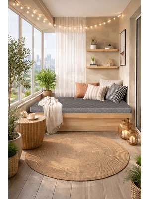 Mobpazar Seren Sünger Yatak,keten Kumaş Kapitoneli 80X200CM