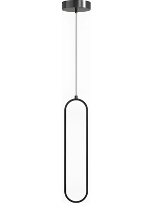 UltraMint Şık Tekli Sarkıt LED Avize, 3 Renk Seçeneği, Salon, Hol ve Mutfak Için