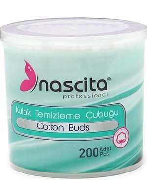 Nascita Kulak Temizleme Çubuğu 200'Lü Kokusuz Etkili Temizlik için Pratik Kullanım