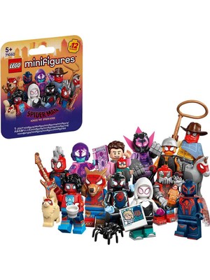 Lego® Marvel 71050 Spider-Man Minifigür Serisi – Sürpriz Tekli Paket (12 Karakterden Rastgele)