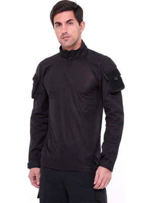 Single Sword Kadın&erkek Outdoor ve Askeri Combat Tişört Renk: Siyah Beden: Xl Koleksiyonu