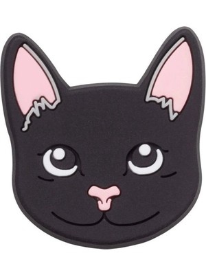 Crocs Jıbbıtz 10009453-BLACK Cat Unı Ns Terlik Süsü