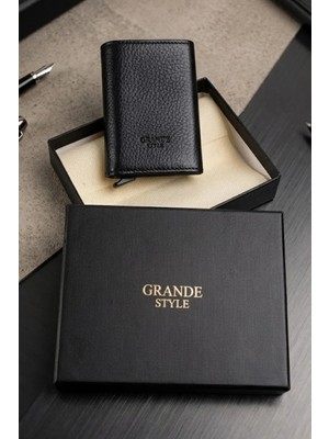Grande Style 0725  Deri Mekanizmalı Kartlık
