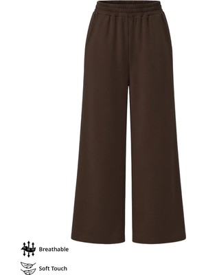 Cottonhill Premium - Sway Collection | Kahverengi Modal Kadın Pantolon Eşofman Altı