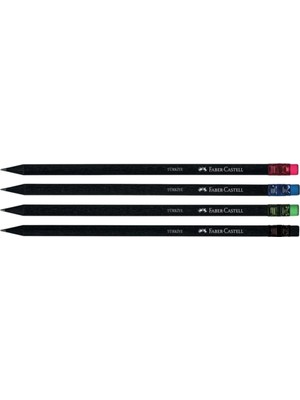 Faber-Castell Naturel Silgili Siyah L. Baskısız Kurşun Kalem 72LI 8242115816