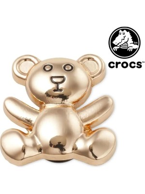 Crocs Jıbbıtz 10011085-GOLD Teddy Bear Unı Ns Terlik Süsü