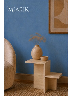 Miarik Design Alessi-Mermer Kademeli Yan Sehpa