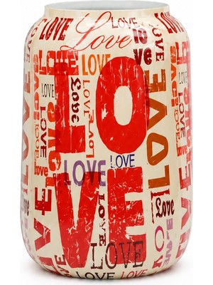 Decor Impex Love Metal Saksı L